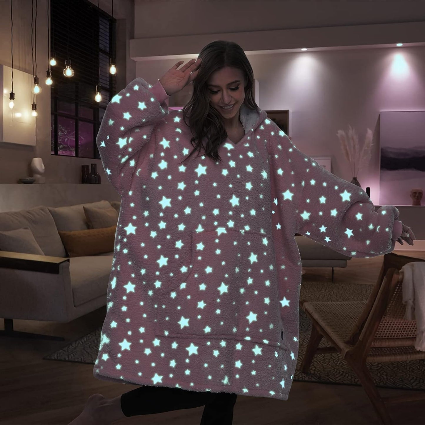 IraCozy Ultra-Soft Luxe Wearable Blanket Hoodie