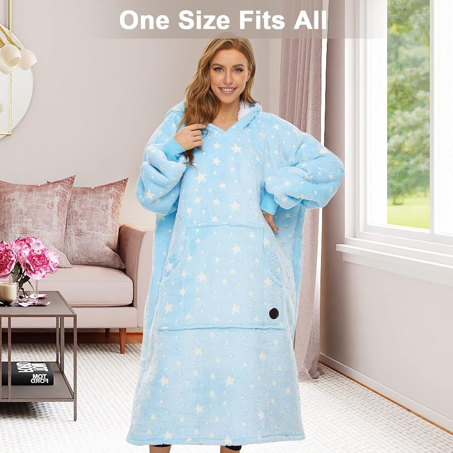 IraCozy Ultra-Soft Luxe Wearable Blanket Hoodie