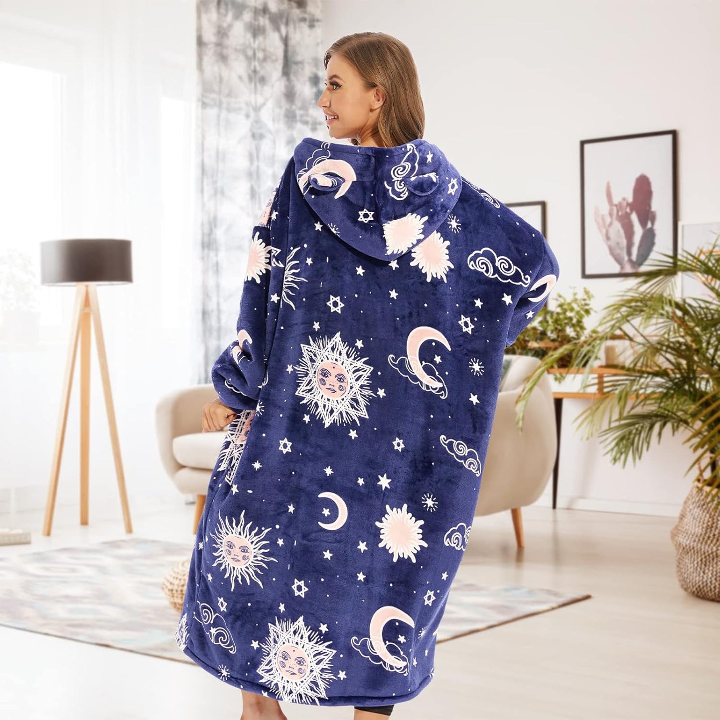 IraCozy Ultra-Soft Luxe Wearable Blanket Hoodie