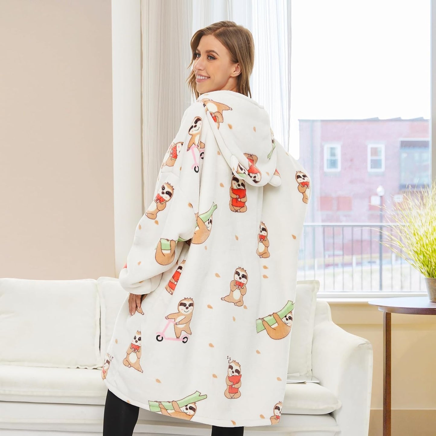 IraCozy Ultra-Soft Luxe Wearable Blanket Hoodie