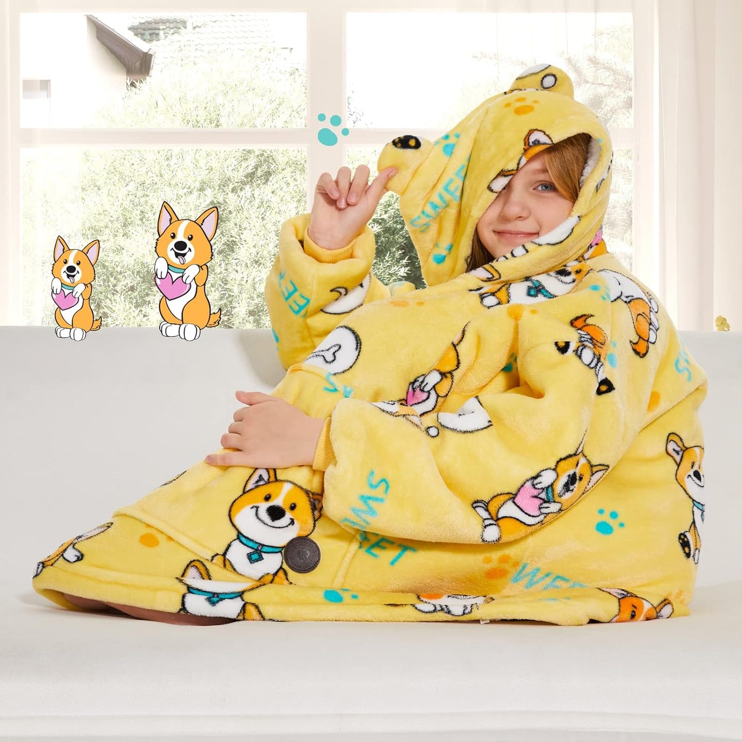 IraCozy Ultra-Soft Luxe Wearable Blanket Hoodie