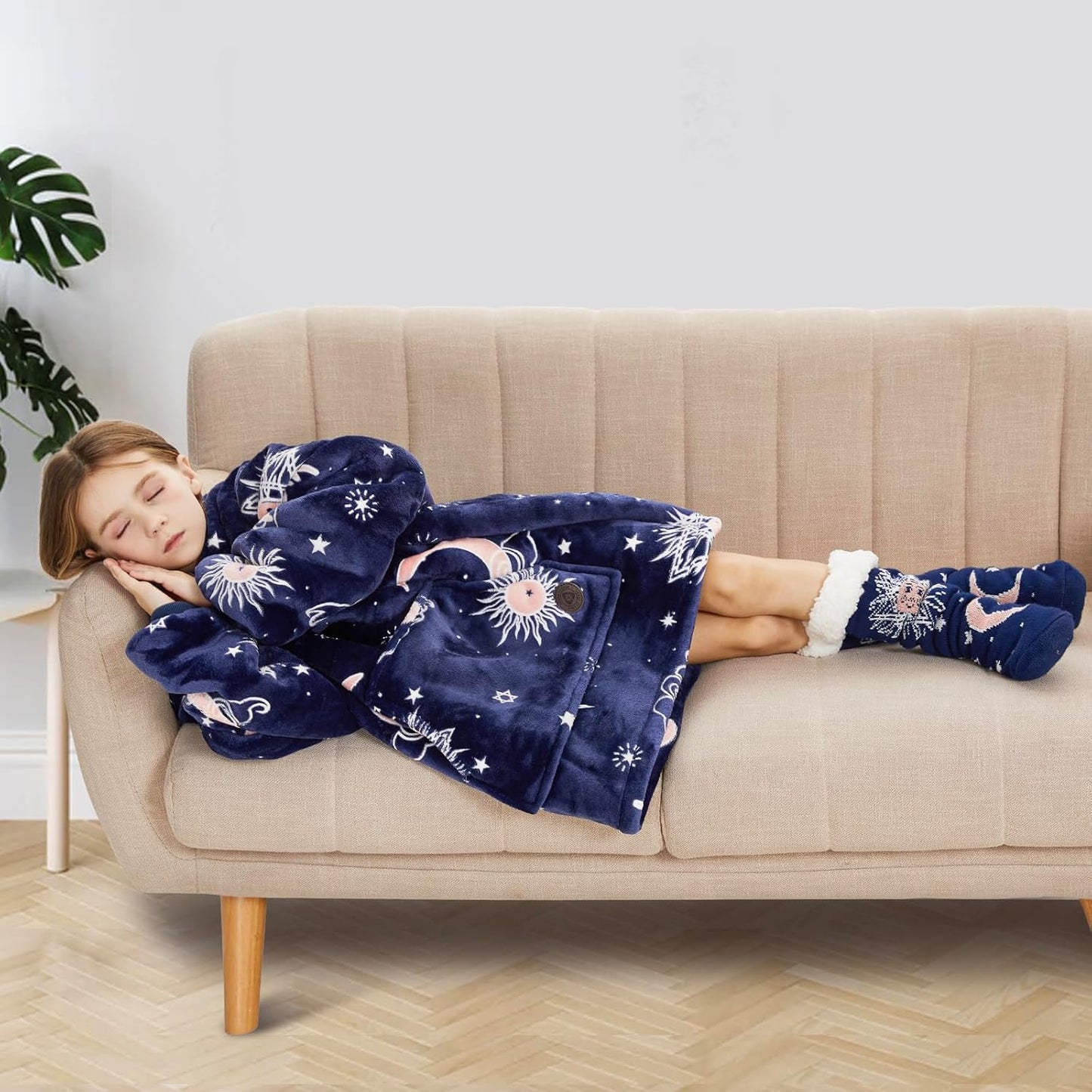 IraCozy Ultra-Soft Luxe Wearable Blanket Hoodie