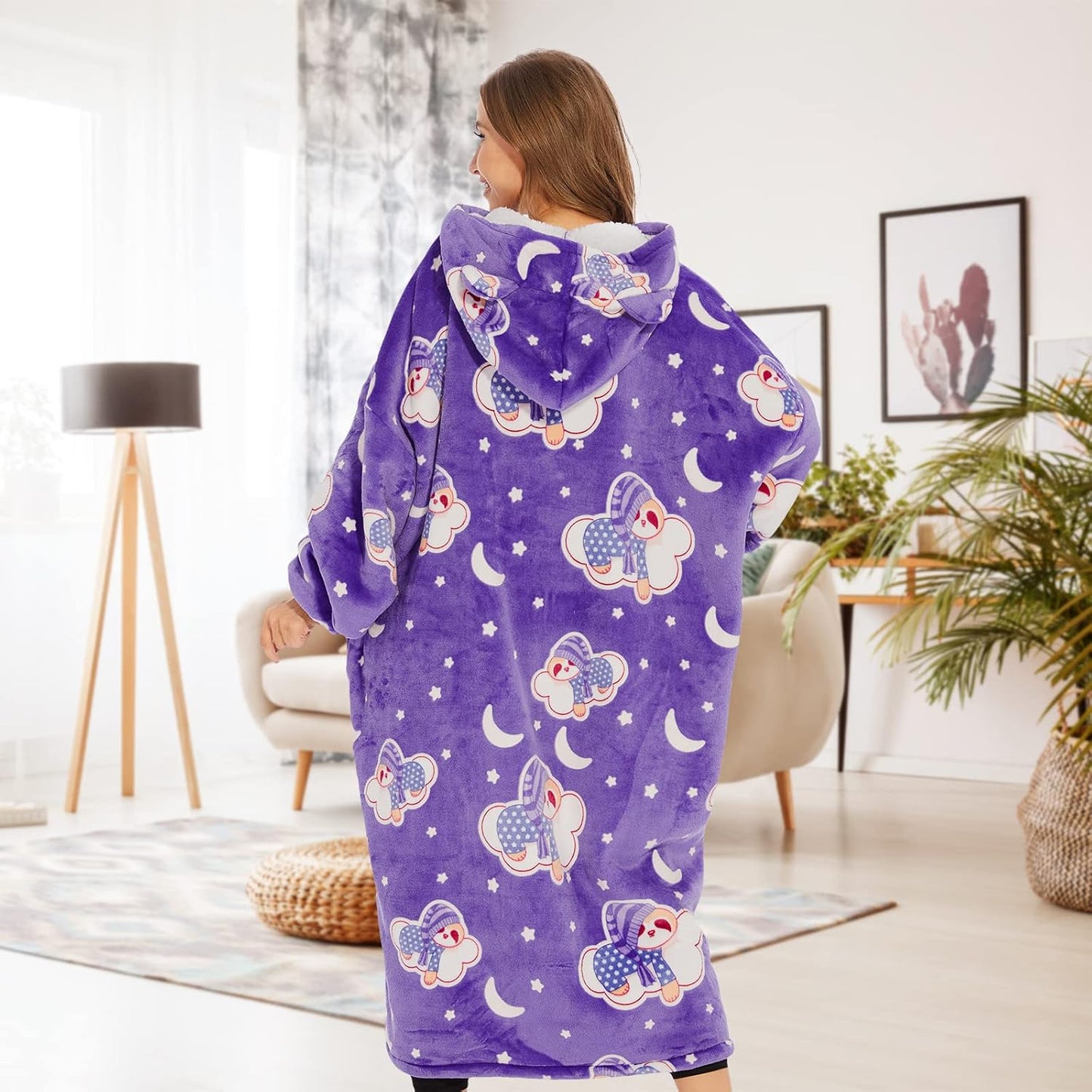 IraCozy Ultra-Soft Luxe Wearable Blanket Hoodie