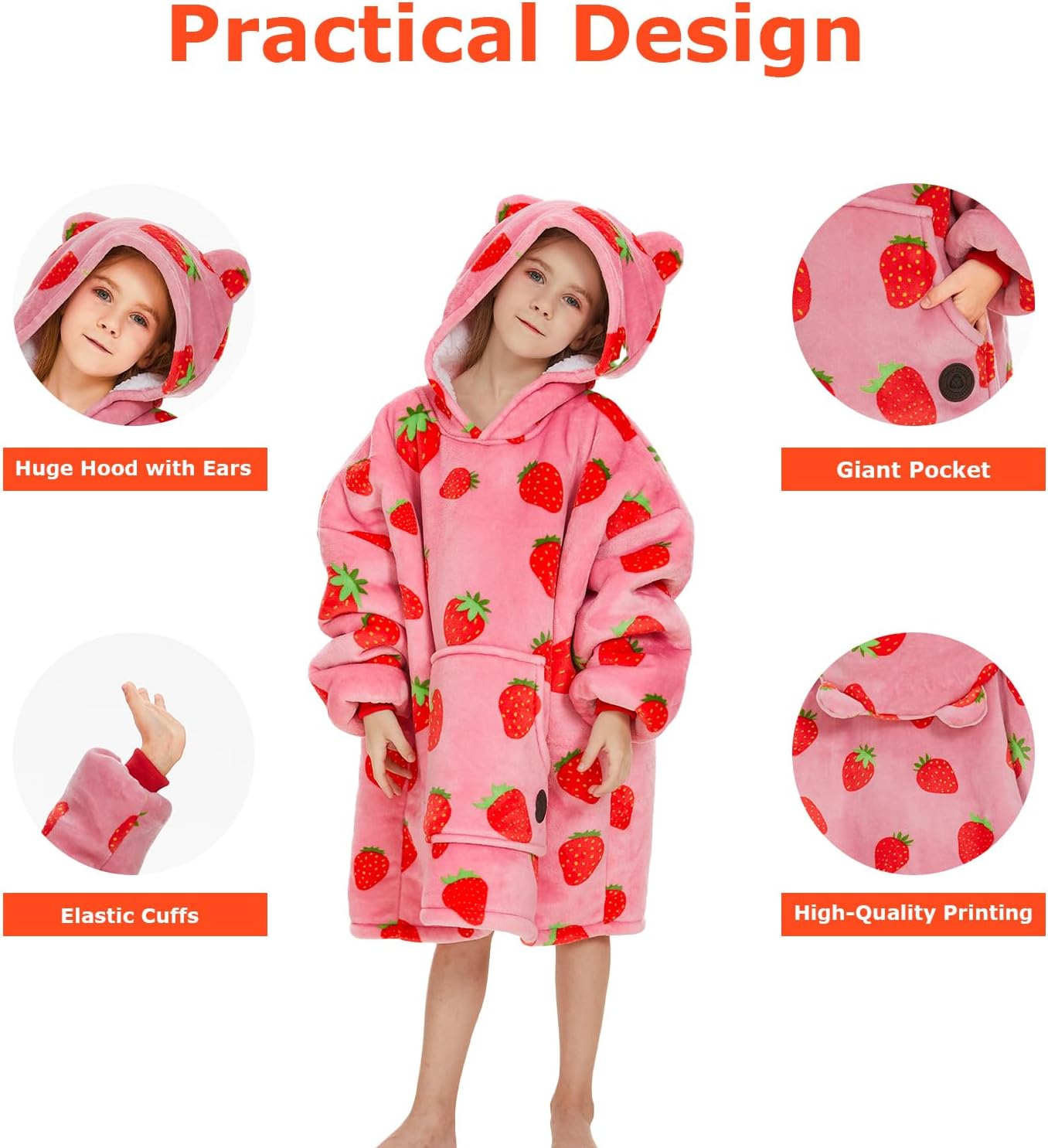 IraCozy Ultra-Soft Luxe Wearable Blanket Hoodie