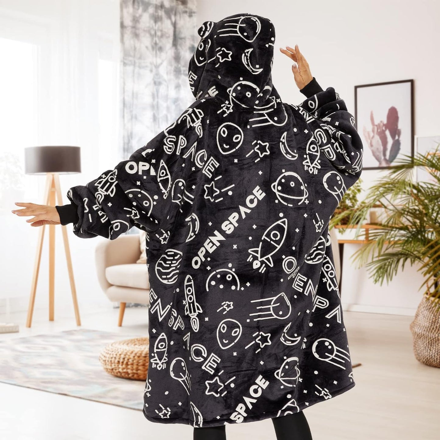 IraCozy Ultra-Soft Luxe Wearable Blanket Hoodie