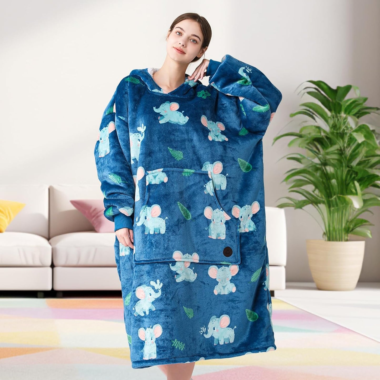 IraCozy Ultra-Soft Luxe Wearable Blanket Hoodie