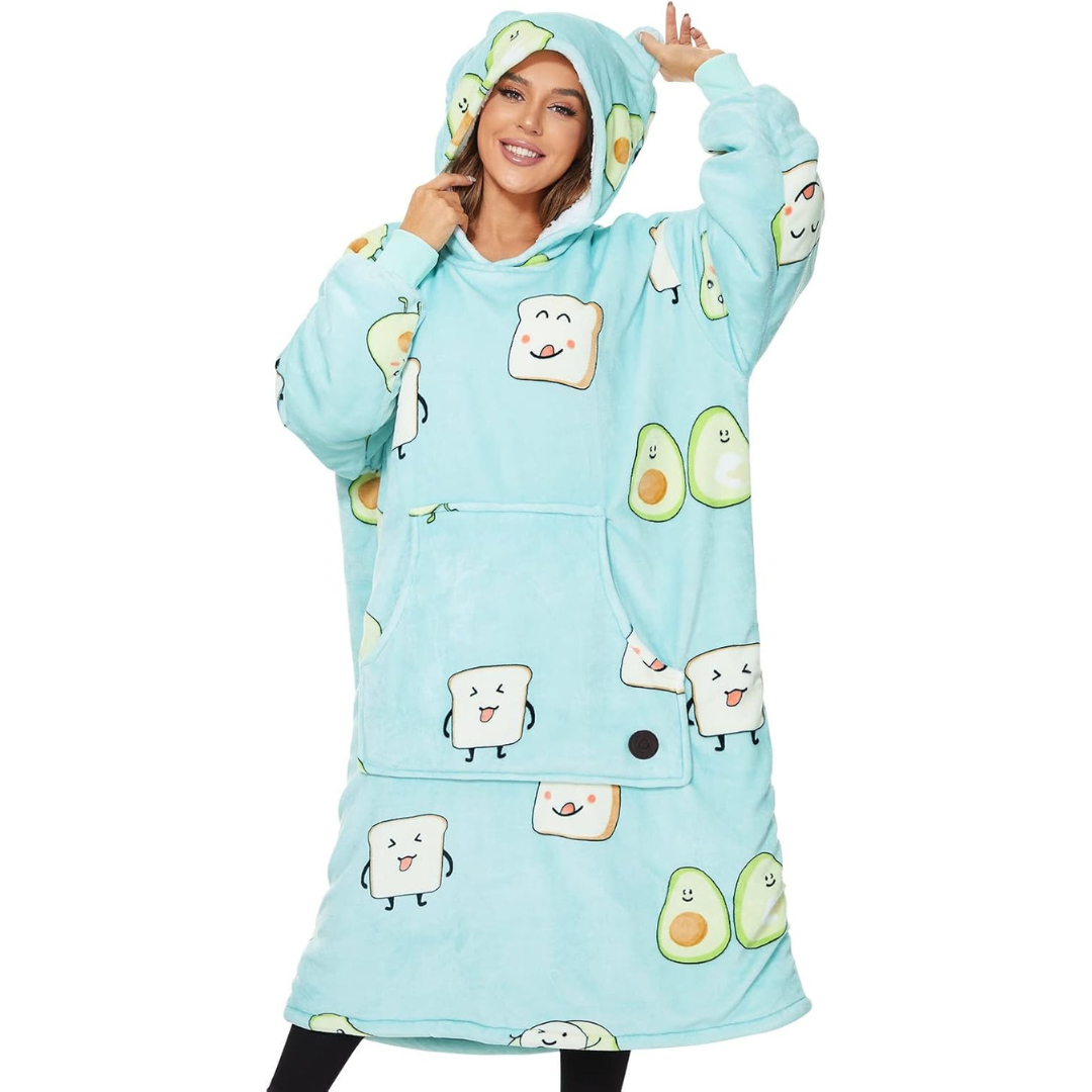 IraCozy Ultra-Soft Luxe Wearable Blanket Hoodie