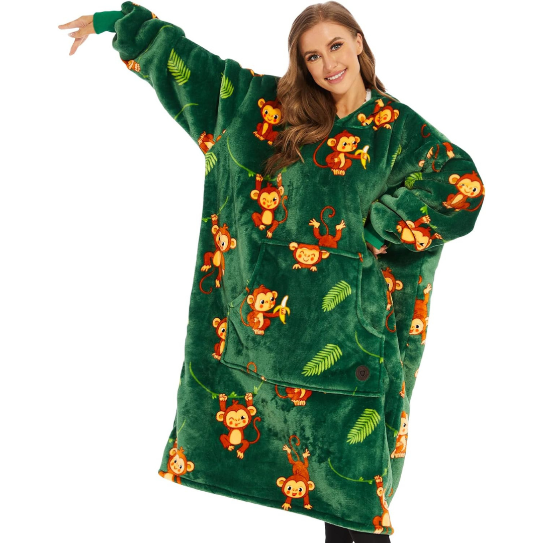 IraCozy Ultra-Soft Luxe Wearable Blanket Hoodie