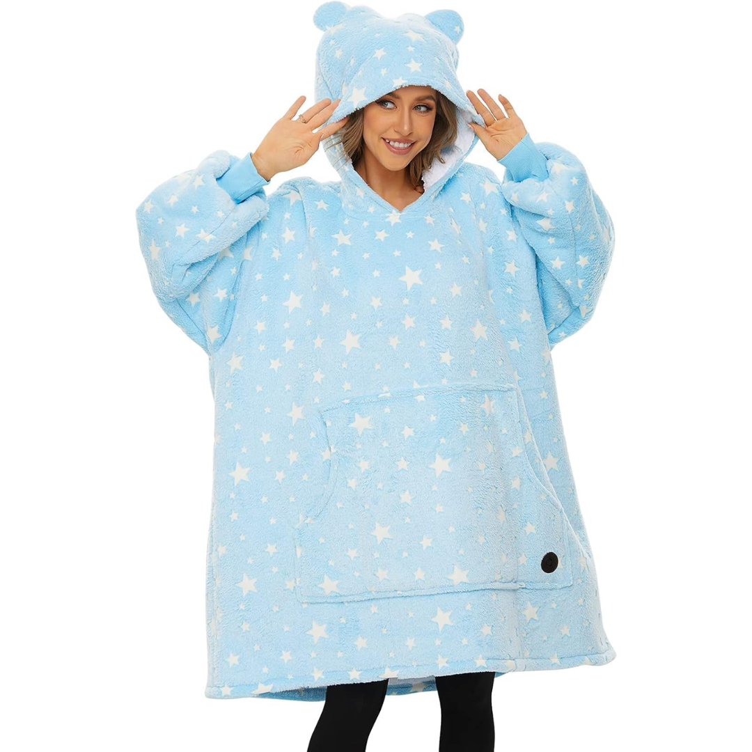 IraCozy Ultra-Soft Luxe Wearable Blanket Hoodie