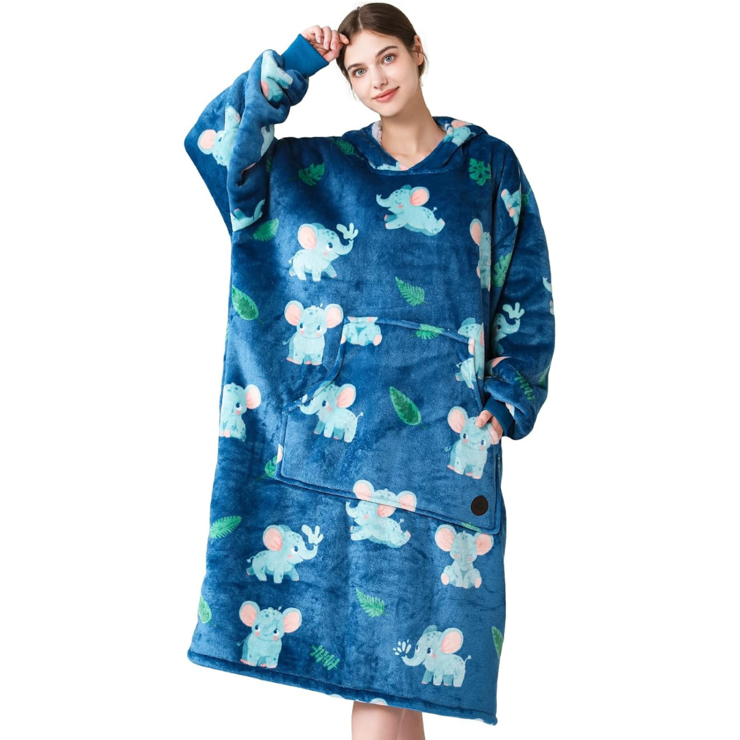 IraCozy Ultra-Soft Luxe Wearable Blanket Hoodie