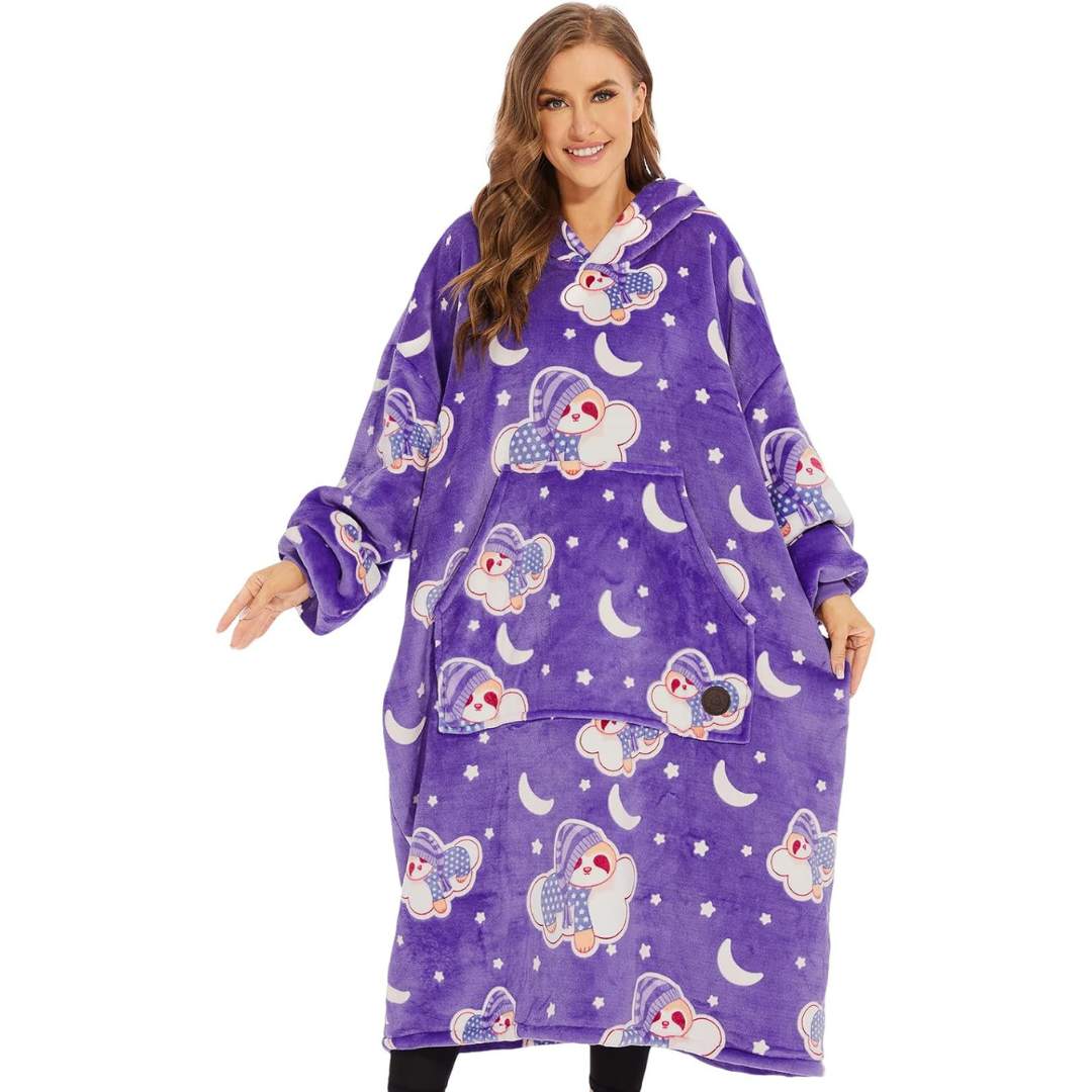 IraCozy Ultra-Soft Luxe Wearable Blanket Hoodie
