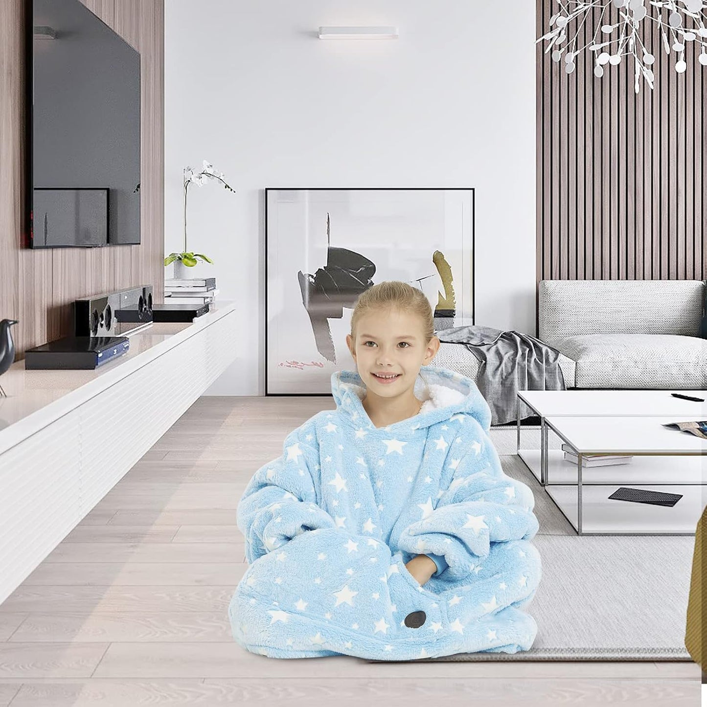 IraCozy Ultra-Soft Luxe Wearable Blanket Hoodie