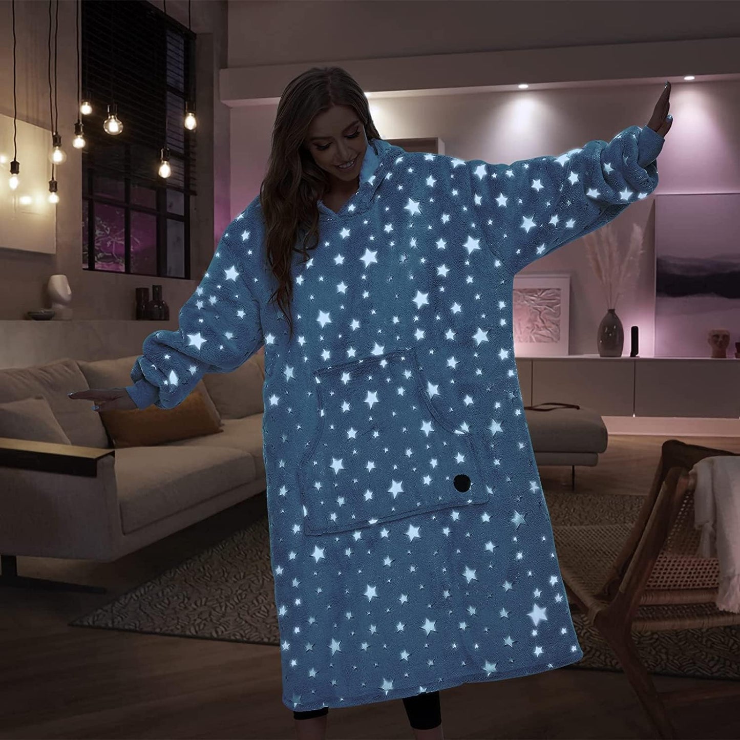 IraCozy Ultra-Soft Luxe Wearable Blanket Hoodie