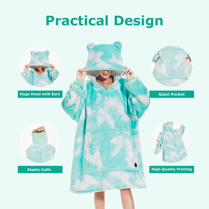 IraCozy Ultra-Soft Luxe Wearable Blanket Hoodie