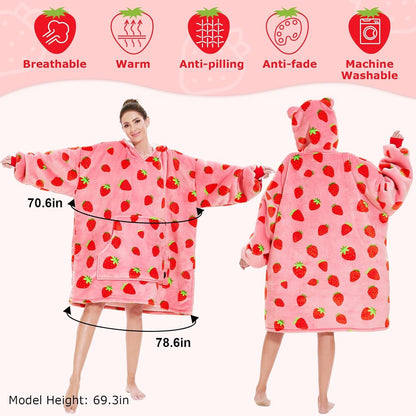 IraCozy Ultra-Soft Luxe Wearable Blanket Hoodie