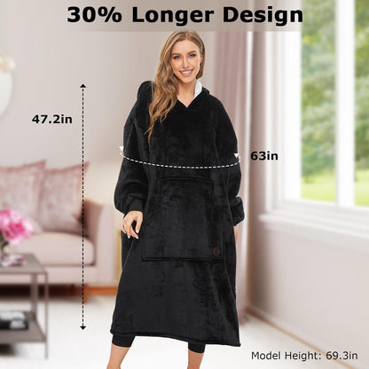IraCozy Ultra-Soft Luxe Wearable Blanket Hoodie