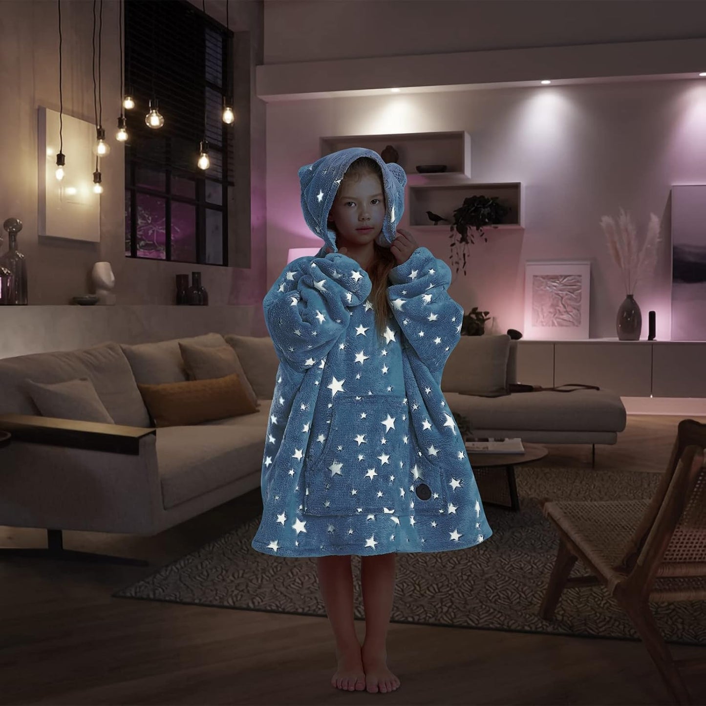 IraCozy Ultra-Soft Luxe Wearable Blanket Hoodie