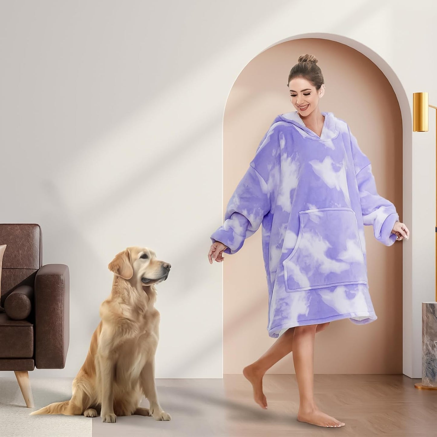 IraCozy Ultra-Soft Luxe Wearable Blanket Hoodie