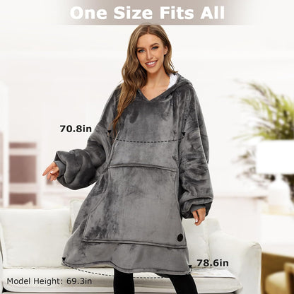IraCozy Ultra-Soft Luxe Wearable Blanket Hoodie