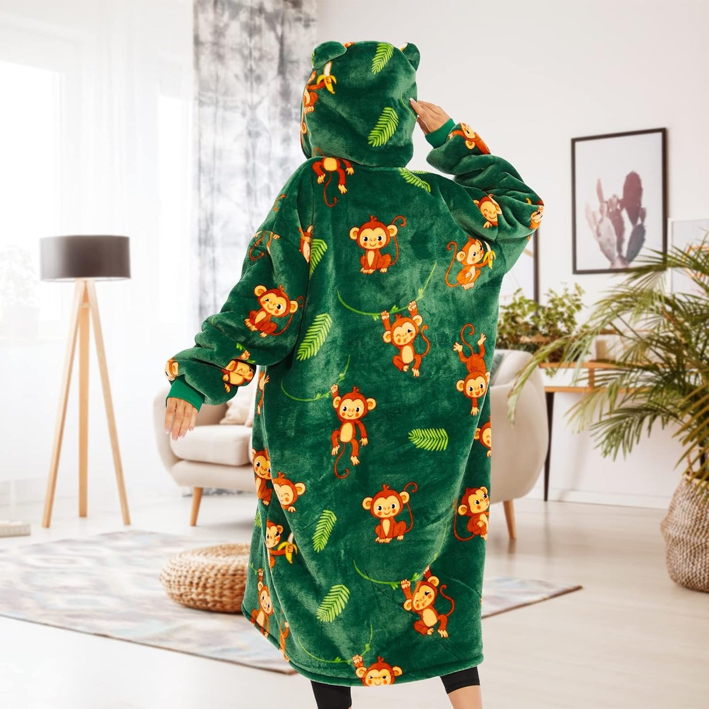 IraCozy Ultra-Soft Luxe Wearable Blanket Hoodie