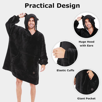 IraCozy Ultra-Soft Luxe Wearable Blanket Hoodie
