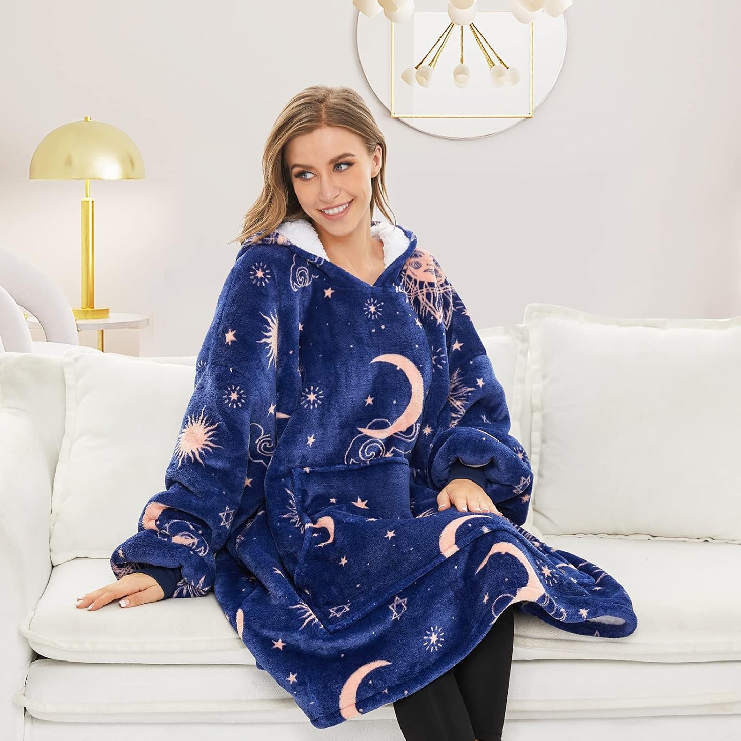 IraCozy Ultra-Soft Luxe Wearable Blanket Hoodie