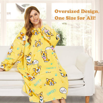 IraCozy Ultra-Soft Luxe Wearable Blanket Hoodie