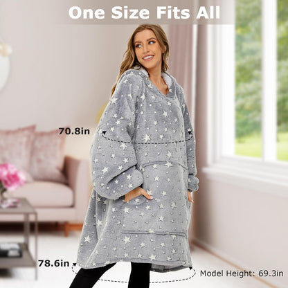 IraCozy Ultra-Soft Luxe Wearable Blanket Hoodie