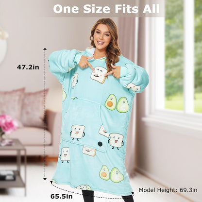 IraCozy Ultra-Soft Luxe Wearable Blanket Hoodie