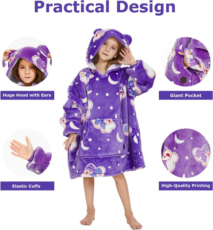 IraCozy Ultra-Soft Luxe Wearable Blanket Hoodie