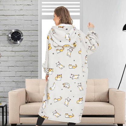 IraCozy Ultra-Soft Luxe Wearable Blanket Hoodie