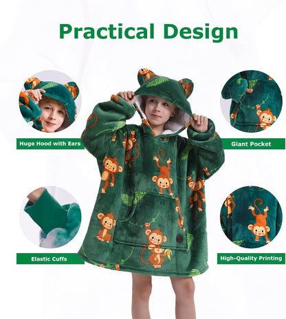 IraCozy Ultra-Soft Luxe Wearable Blanket Hoodie