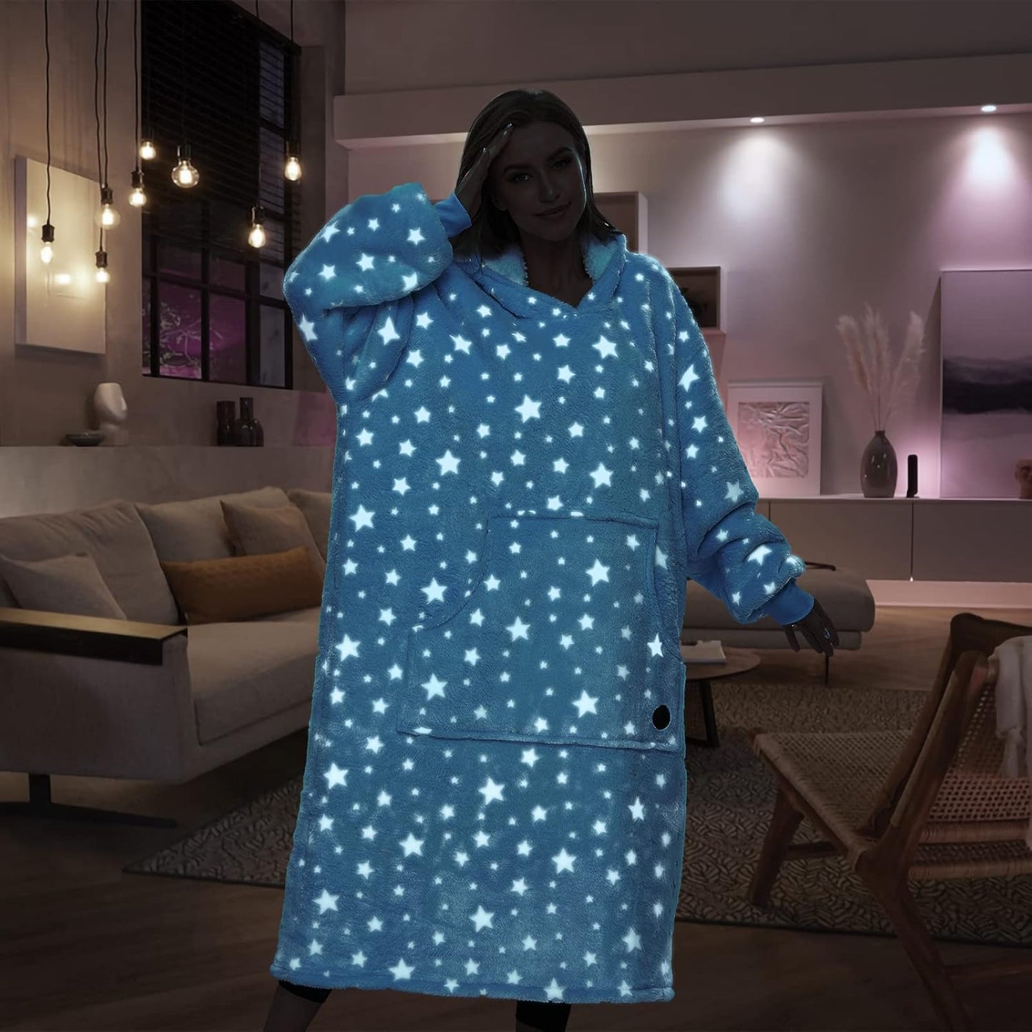 IraCozy Ultra-Soft Luxe Wearable Blanket Hoodie