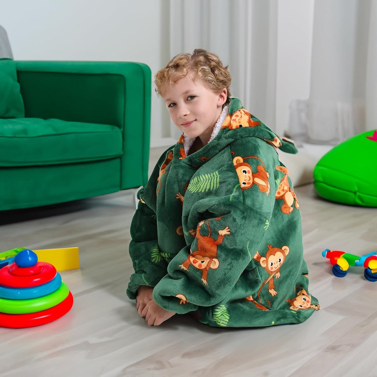 IraCozy Ultra-Soft Luxe Wearable Blanket Hoodie