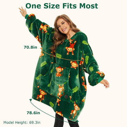 IraCozy Ultra-Soft Luxe Wearable Blanket Hoodie