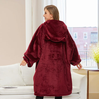 IraCozy Ultra-Soft Luxe Wearable Blanket Hoodie