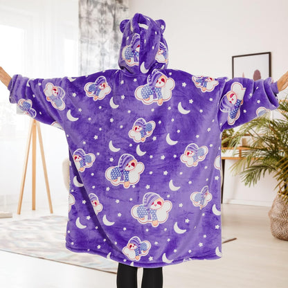 IraCozy Ultra-Soft Luxe Wearable Blanket Hoodie