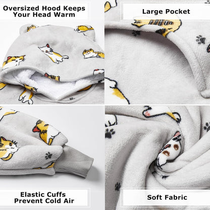 IraCozy Ultra-Soft Luxe Wearable Blanket Hoodie