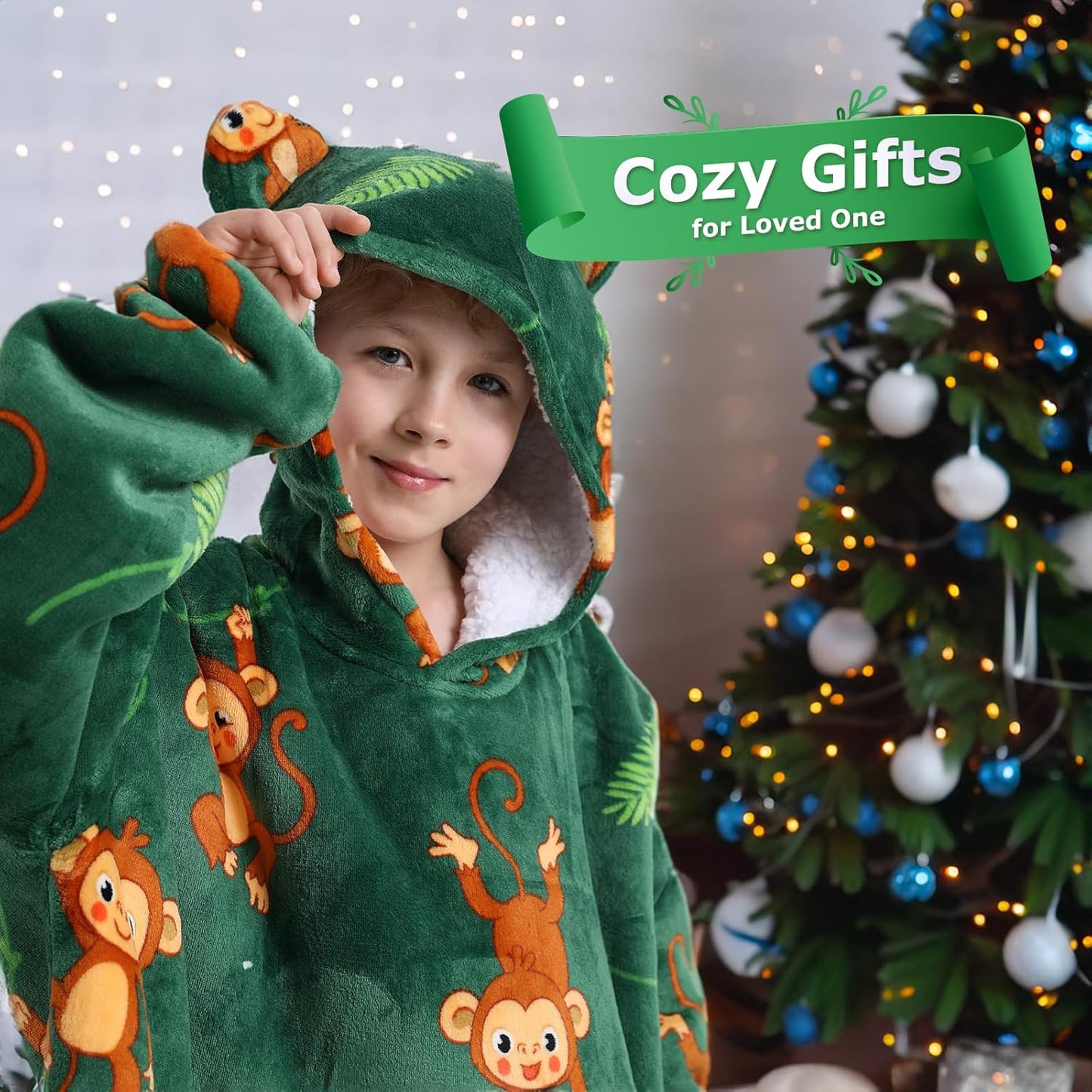 IraCozy Ultra-Soft Luxe Wearable Blanket Hoodie