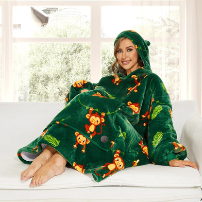 IraCozy Ultra-Soft Luxe Wearable Blanket Hoodie