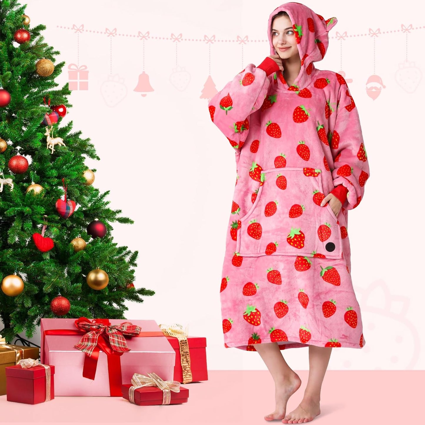 IraCozy Ultra-Soft Luxe Wearable Blanket Hoodie