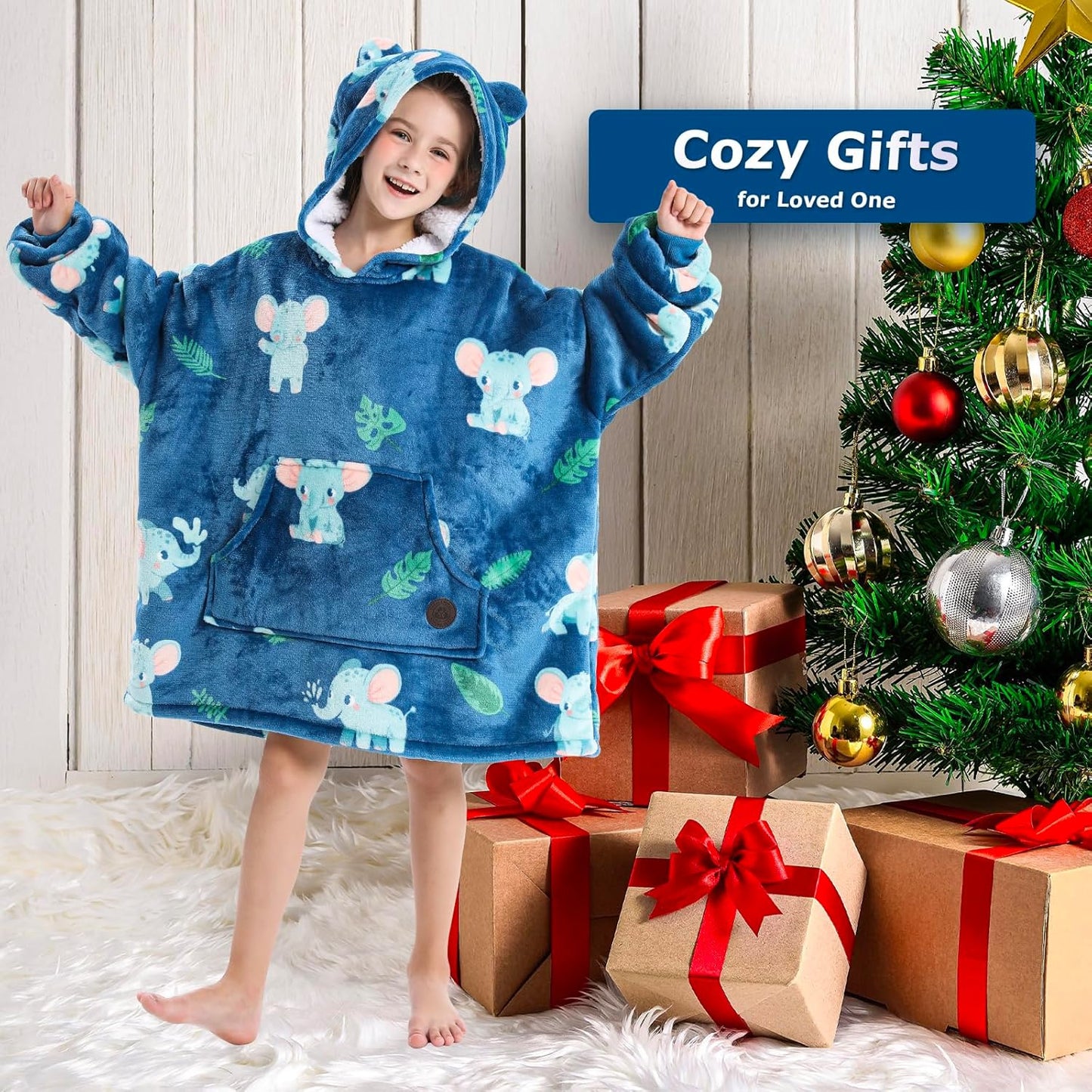 IraCozy Ultra-Soft Luxe Wearable Blanket Hoodie