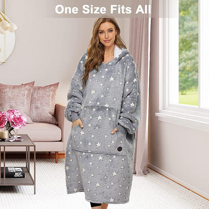IraCozy Ultra-Soft Luxe Wearable Blanket Hoodie