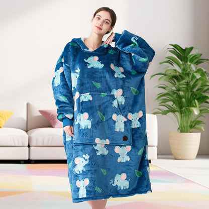 IraCozy Ultra-Soft Luxe Wearable Blanket Hoodie