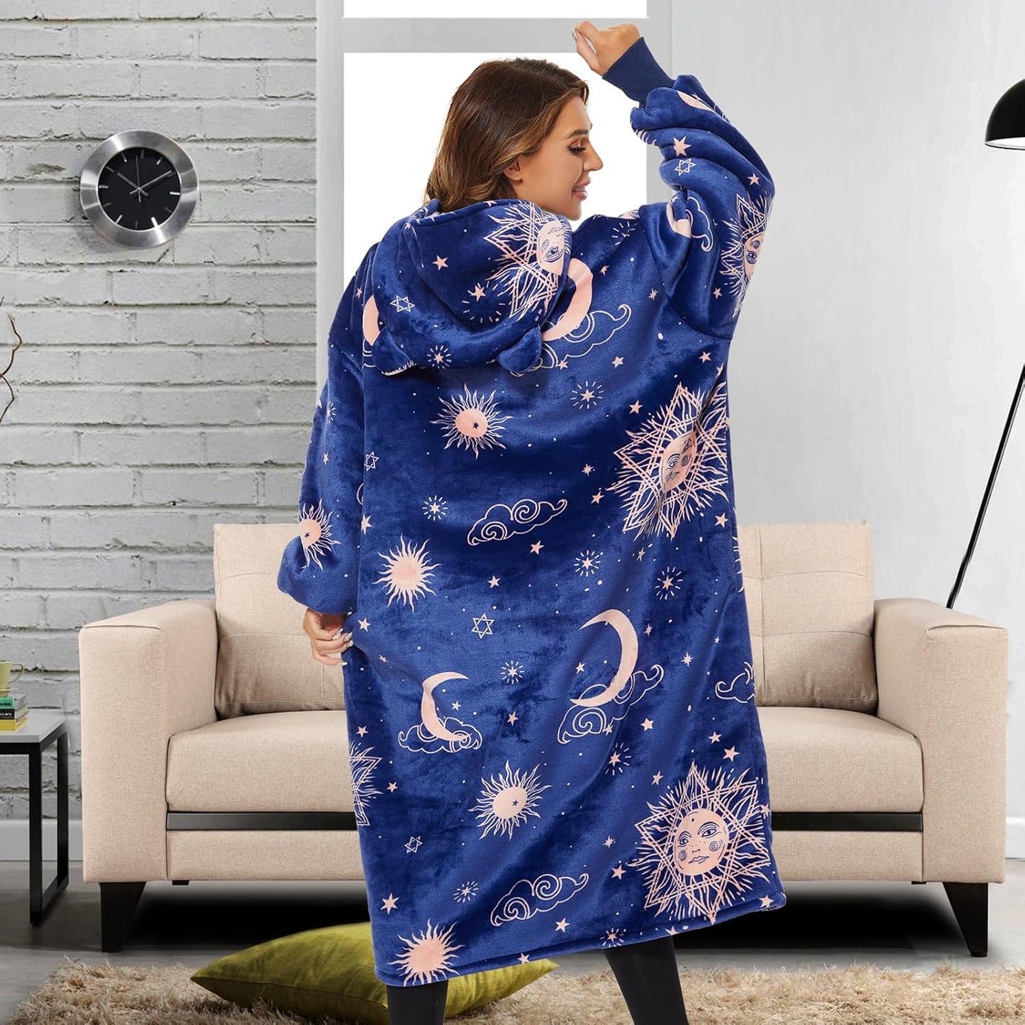 IraCozy Ultra-Soft Luxe Wearable Blanket Hoodie