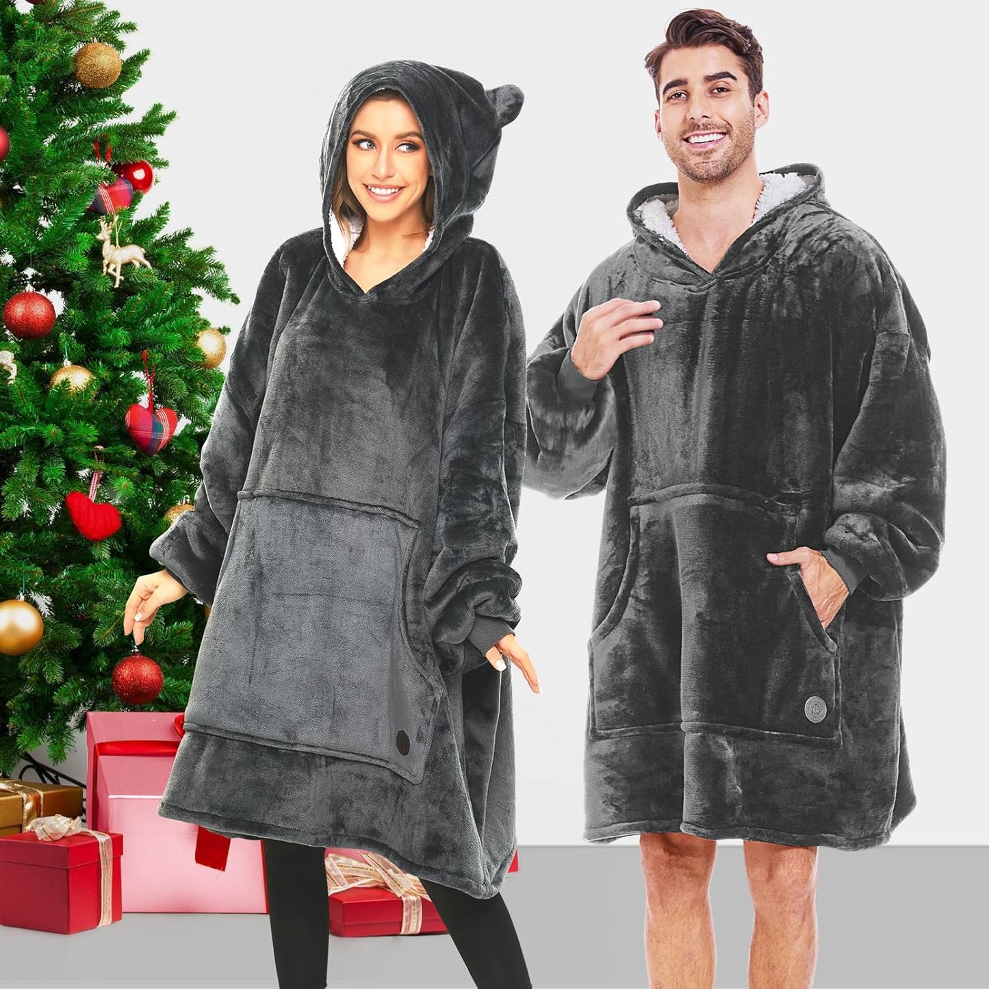 IraCozy Ultra-Soft Luxe Wearable Blanket Hoodie