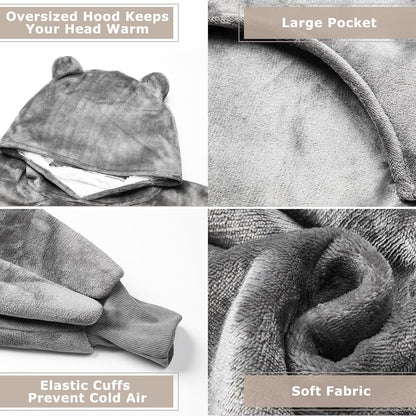 IraCozy Ultra-Soft Luxe Wearable Blanket Hoodie