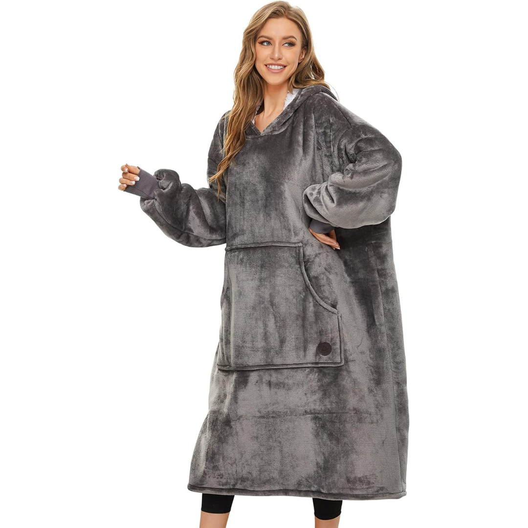 IraCozy Ultra-Soft Luxe Wearable Blanket Hoodie