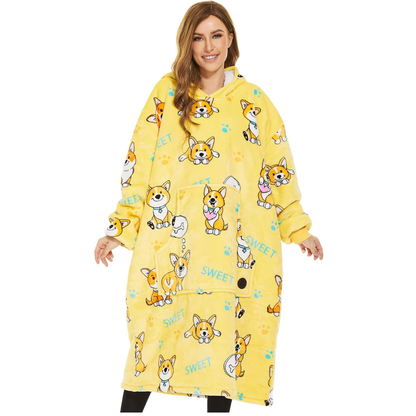 IraCozy Ultra-Soft Luxe Wearable Blanket Hoodie