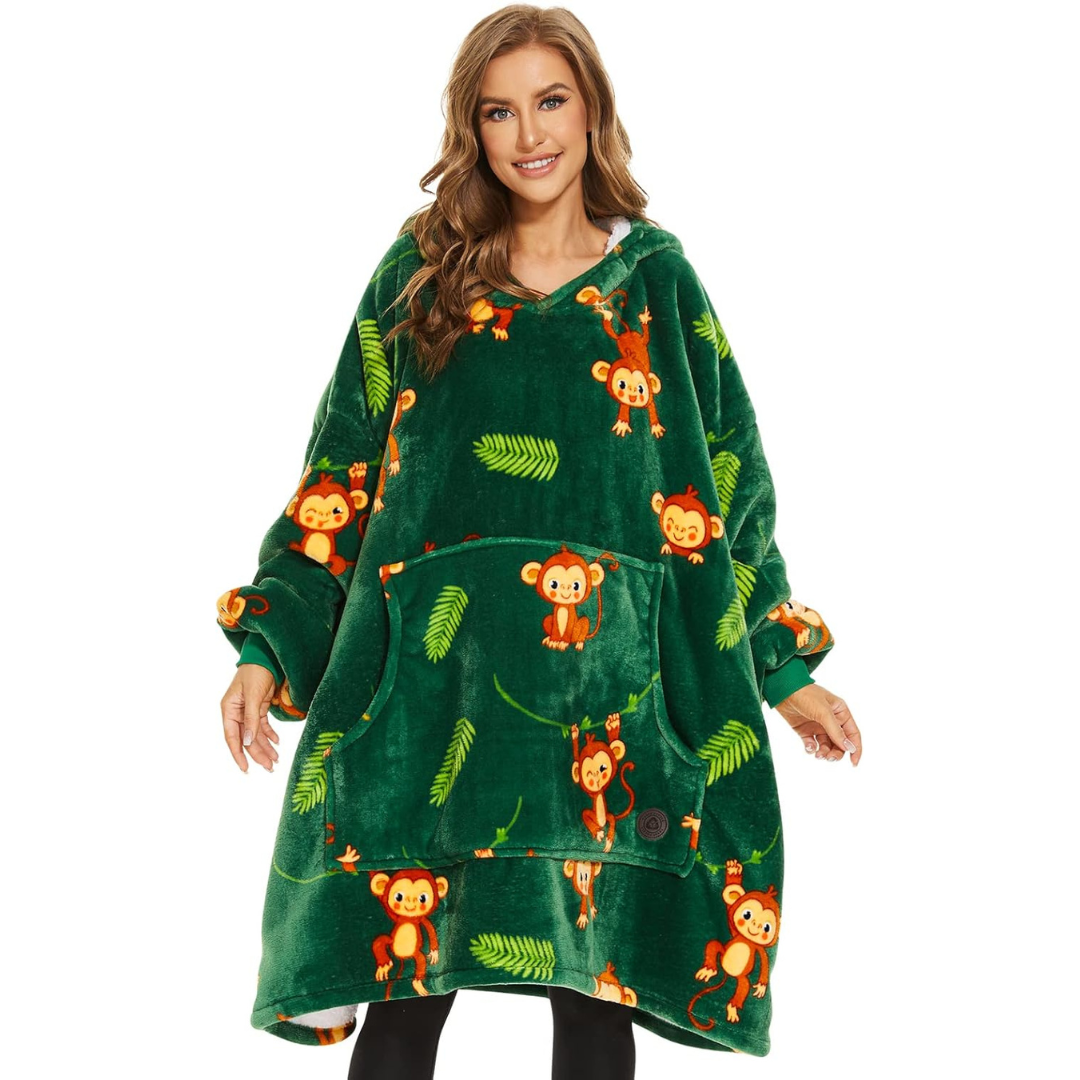 IraCozy Ultra-Soft Luxe Wearable Blanket Hoodie